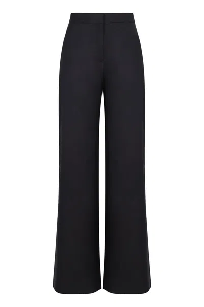 MAX MARA MAX MARA STUDIO MOZART HIGH-RISE COTTON TROUSERS