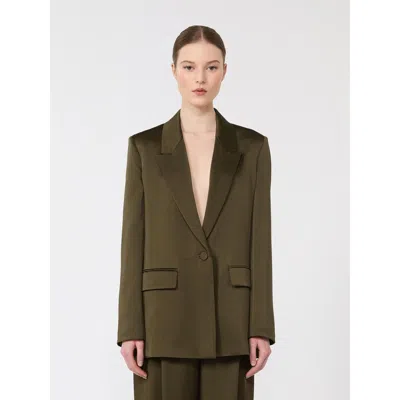 Max Mara Studio Msealbino Jacket Green