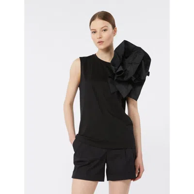 Max Mara Studio Msetaglio Body-top Black In Gray