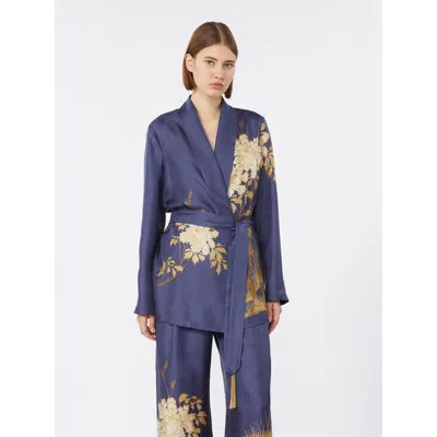 Max Mara Studio Msetunica Jacket Navy In Blue