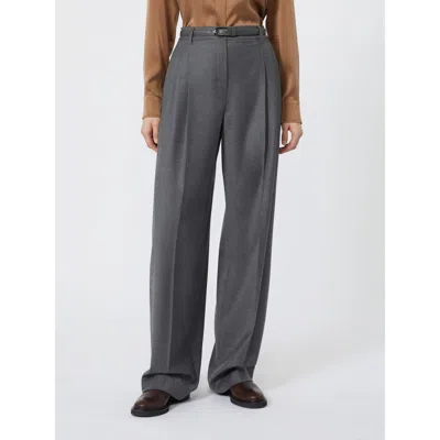 Max Mara Studio Mstlago Trouser Dark Grey In Gray