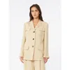 Max Mara Studio Mstadesso Jacket Arena In Neutral