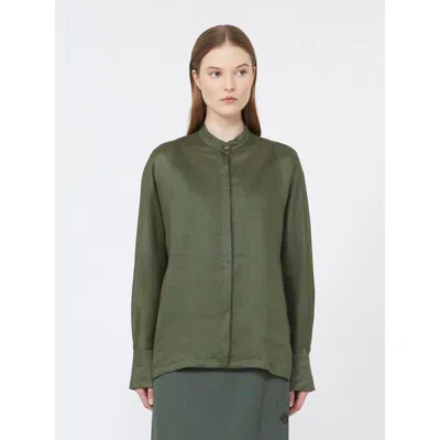 Max Mara Studio Mstbaldi Shirt Khaki In Green