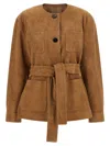 Max Mara Studio 'mstboemia' Jacket In Brown