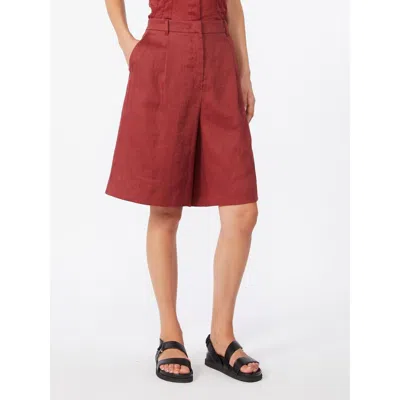 Max Mara Studio Mstcaravan Short Trouser Red