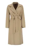 Max Mara Studio Mstcles - Wool, Cashmere And Silk Coat In Neutral