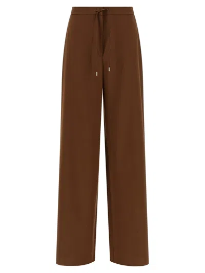 Max Mara Studio 'mstcortone' Pants In Brown