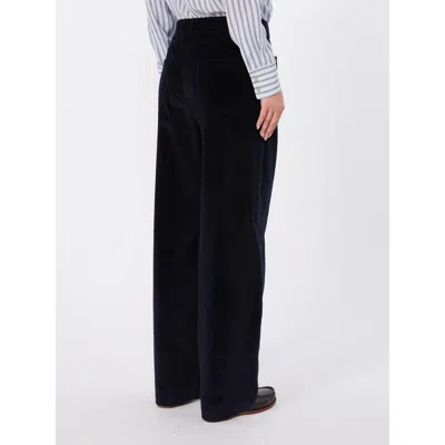 Max Mara Studio Mstfragola Trouser Navy In Blue