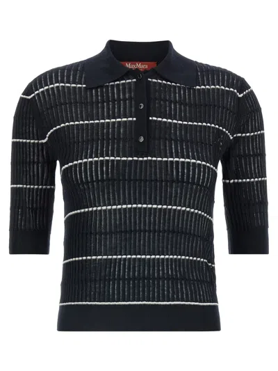 Max Mara Studio Polo In Blue
