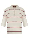 Max Mara Studio Polo Shirt In White