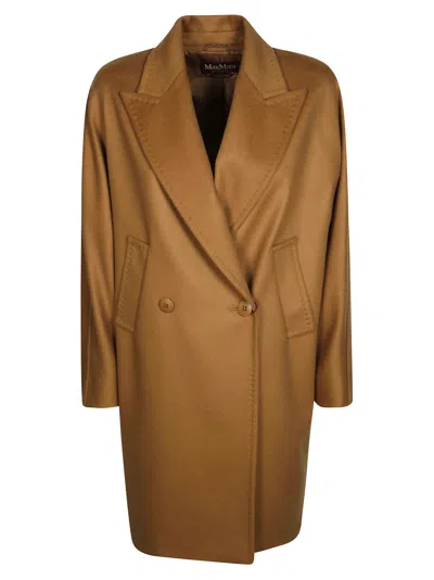 Max Mara Studio Mstmastro Overcoat D. P. In Animal Print