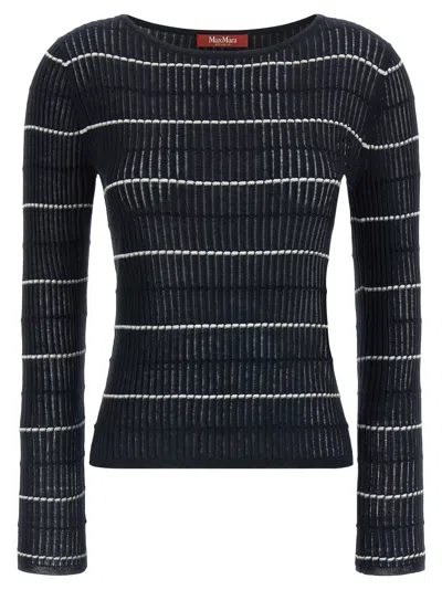 Max Mara Studio 'mstpedone' Sweater In Blue