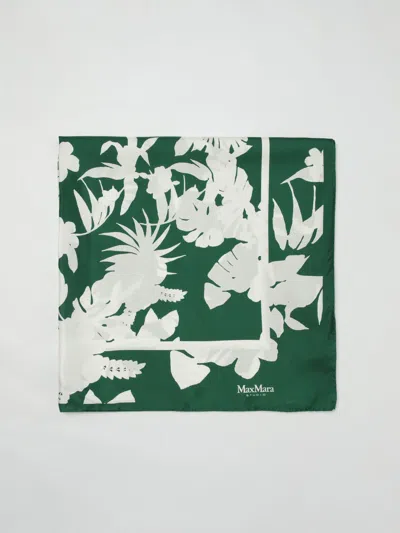 Max Mara Studio Neck Scarf Woman Green