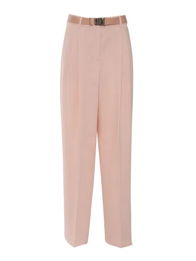 Max Mara Neottia Long Trouser In Pink