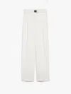 Max Mara Studio Neottia Long Trouser White In White