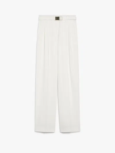 Max Mara Studio Neottia Long Trouser White