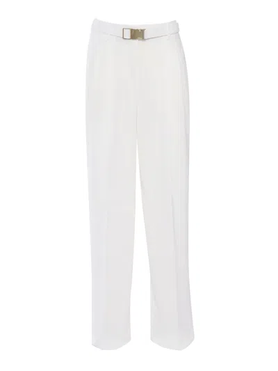 Max Mara Studio Neottia 长裤 In White