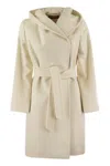 Max Mara Long-sleeved Coat In Neutral