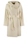 Max Mara Cappotto Newmang Bianco In Neutral