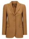 Max Mara Studio Nice Blazer In Camel