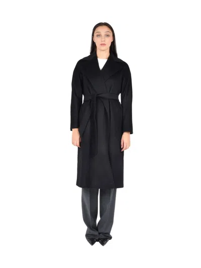 Max Mara Studio Nuevo Coat In Black
