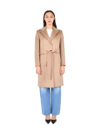 Max Mara Studio Nuevo Coat In Neutral