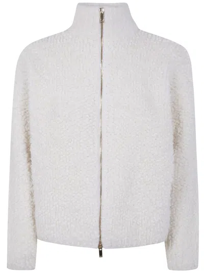 Max Mara Studio "objects" Cardigan Clothing In White