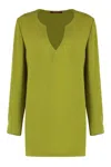 Max Mara Oboli Blouse In Green