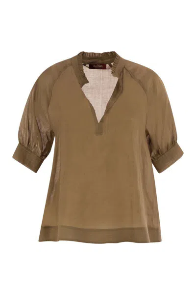 MAX MARA MAX MARA STUDIO ORVIETO - RAMIE GAUZE BLOUSE