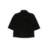 Max Mara Women Cashmere Cropped Sleeve Jacket In Black