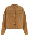 Max Mara Studio Overshirt In Beige