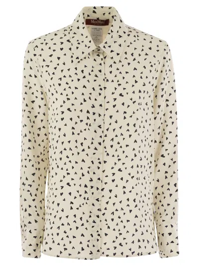 MAX MARA MAX MARA STUDIO PAGINE PRINTED CREPE DE CHINE SHIRT