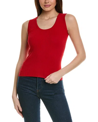 Max Mara Studio Panda Tank In Red