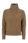 Max Mara Studio Panino Argyle Cashmere Blend Sweater
