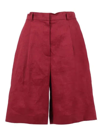 Max Mara Studio Pantalone Corto Caravan In Multi