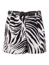Max Mara Studio Pantalone Corto Novella In Multi