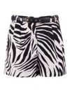 Max Mara Studio Pantalone Corto Novella In Multi