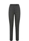 Max Mara Gerico Cotton Trousers In Grey