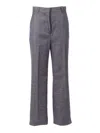 Max Mara Studio Pantalone Lungo Eziana In Gray