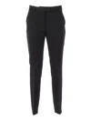 Max Mara Studio Pantalone Lungo Neutro In Black
