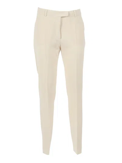 Max Mara Studio Pantalone Lungo Jerta In Neutral