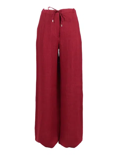 Max Mara Studio 长裤 Pantalone Lungo Pelota In Red
