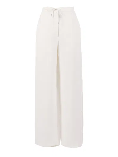 Max Mara Studio Pantalone Lungo Pelota In Neutral