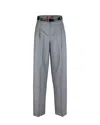 Max Mara Studio Pants Woman Grey