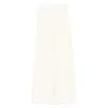 Max Mara Elastic Waistband Lightweight Wide Leg Trousers In Neutral