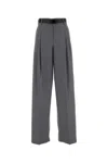 Max Mara Studio Pants Woman Grey In Gray