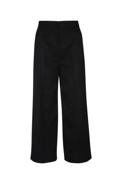 Max Mara Studio Pants In Black