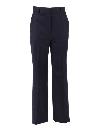 Max Mara Studio Pants In Blue