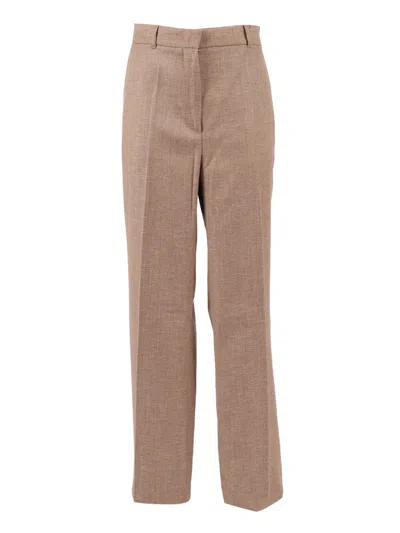 Max Mara Studio Pants In Brown