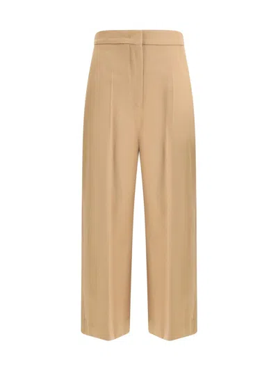 Max Mara Studio Pants In Brown
